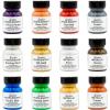imageAngelus Acrylic Leather Paint Kit Metallic ampamp Pearlescent 12 Pack Set