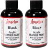 imageAngelus Leather Paint 4 oz Black2 pack