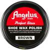 imageAngelus Perfect Stain Shoe Wax Polish Professional Shoe Polish For Leather Shoes ampamp Boots 3 fl oz BlackBrown