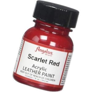imageAcrylic Leather Paint Scarlet Red 1 Ounce