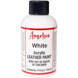 imageAngelus Acrylic Leather Paint 4oz WhiteWhite
