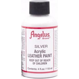 imageAngelus Acrylic Leather Paint Silver 4oz