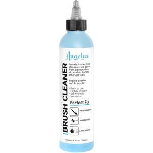 imageAngelus Brush Cleaner  FastActing Cleaner for Brushes Airbrushes ampamp Art Tools  Effectively Removes Dried Acrylic Oil and WaterBased Paints 8 ounces798 Fl Oz Pack of 1