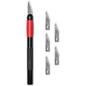 imageAngelus Detail Knife Precision Blade for Cutting Paper Tape Vinyl Shoes ampamp 5 Blades