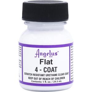 imageAngelus Flat 4Coat ScratchResistant Leather Sealer  Durable Flexible Clear Coat Protection for Leather Shoes Bags Jackets ampamp More  Flat Finish  1 fl oz