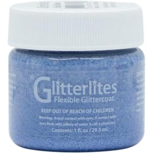 imageAngelus Flexible Glittercoat Glitter Paint EmeraldBaby Blues