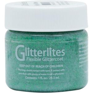 imageAngelus Flexible Glittercoat Glitter Paint Kelly GreenKelly Green