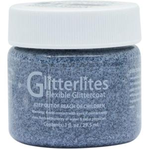 imageAngelus Flexible Glittercoat Glitter Paint Kelly GreenTuxedo Black
