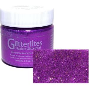 imageAngelus Flexible Glittercoat Glitter Paint Princess Purple