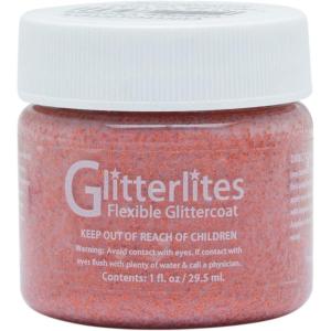 imageAngelus Flexible Glittercoat Glitter Paint Sky BlueOrange Orange