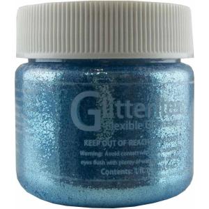 imageAngelus Glitterlites Sky Blue Acrylic Leather Glitter Paint