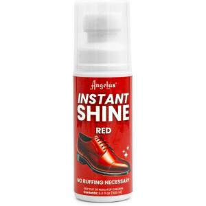 imageAngelus Instant Shine Liquid Shoe Polish Red 33oz  Applicator Included