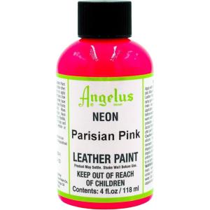 imageAngelus Neon 4oz Leather Paint Parisian Pink