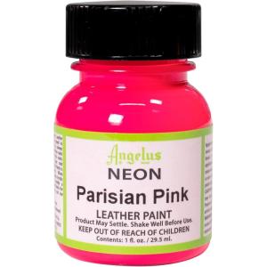 imageAngelus Neon1 oz Leather Paint Parisian Pink