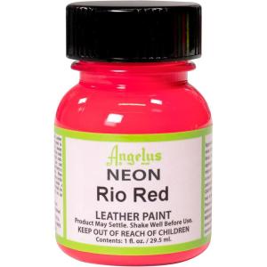 imageAngelus Neon1 oz Leather Paint Rio Red