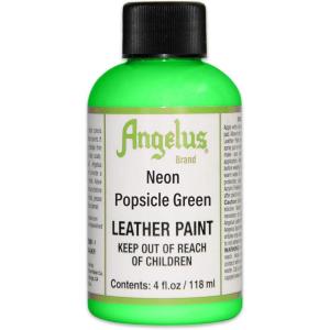 imageAngelus Neon4 oz Leather Paint Popsicle Green