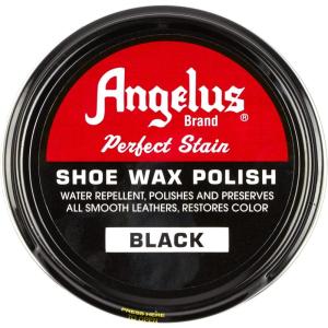 imageAngelus Perfect Stain Shoe Wax Polish Professional Shoe Polish For Leather Shoes ampamp Boots 3 fl oz BlackBlack