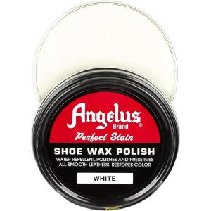 imageAngelus Perfect Stain Shoe Wax Polish Professional Shoe Polish For Leather Shoes ampamp Boots 3 fl oz BlackWhite