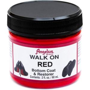 imageAngelus Walk on Red Paint Restorer for Red Bottoms Color Renewal for High Heels and Leather Soles  Durable Flexible and Easy Application  2 fl oz