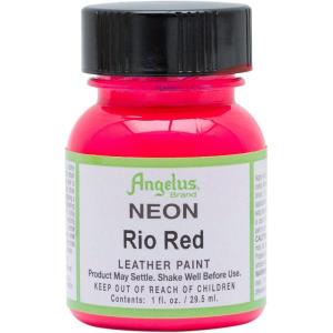 imageRio Red Angelus Neon Leather Paint