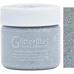 imageAngelus Holographic Glitter Paint for Shoes Boots Leather ampamp More 1oz