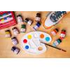 imageAngelus Best Sellers Kit  5Piece Paint Brush Set Bundle  12 Color Leather Paint ampamp Artist Brushes for Sneakers