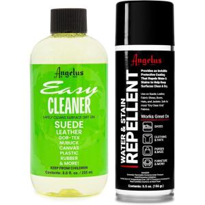 imageAngelus Easy Cleaner  Water ampamp Stain Repellent Bundle Shoe Cleaner ampamp Protector Kit