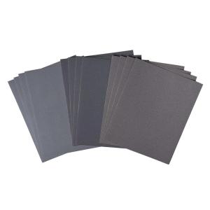 imageAngelus MultiPurpose Wet Sandpaper  45quot x 55quot Assorted Grit 400 800 1500  12Sheet Pack