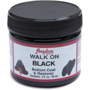 imageAngelus Walk on Black  Bottom Coat ampamp Restorer for Leather Soled Shoes  2 fl oz